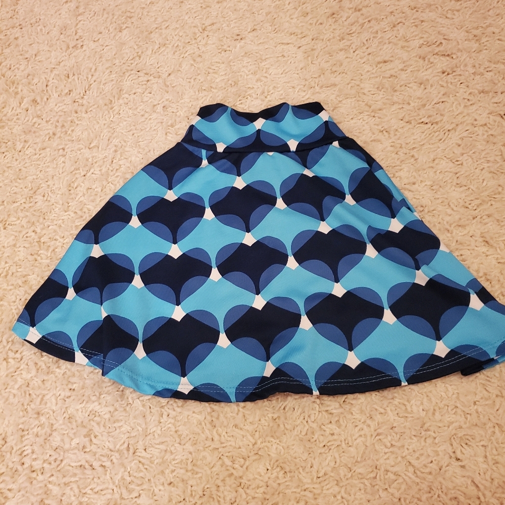 Girls lularoe azure skirt